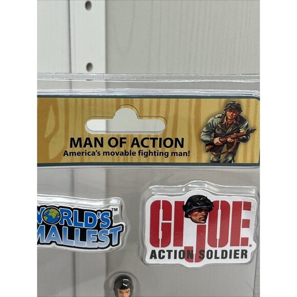 World's Smallest GI G.I. Joe Action Soldier Man of Action Hasbro 2019 3" NEW - Picture 5 of 9